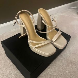 Tony Bianco Cream Heel